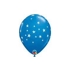 BALAO 11" R AZUL E/VERM PC50 ESTRELAS CONTEMPORANEAS