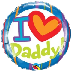 BALAO 09" REDONDO SOLTO I (HEART) DADDY!