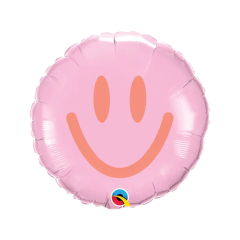 BALAO 09" REDONDO SOLTO PINK & CORAL SMILES
