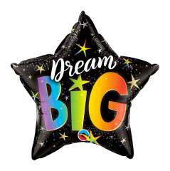 BALAO 20" ESTRELA PC1 DREAM BIG RAINBOW STARS
