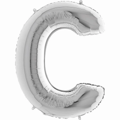 BALAO 34" LETRA PC1 C PRATA