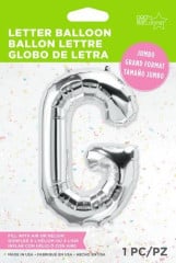 BALAO 34" LETRA PC1 G PRATA