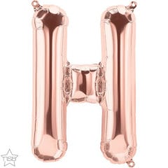 BALAO 34" LETRA PC1 H OURO ROSE