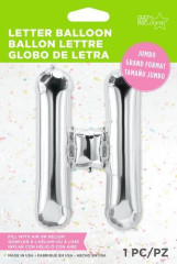 BALAO 34" LETRA PC1 H PRATA