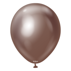 BALAO 5" R MIRROR CHOCOLATE 50 UNID