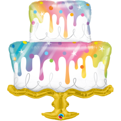 BALAO 39" SHAPE PC1 RAINBOW DRIP CAKE