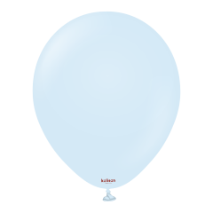 BALAO 5" R MACARON BABY BLUE 50 UNID