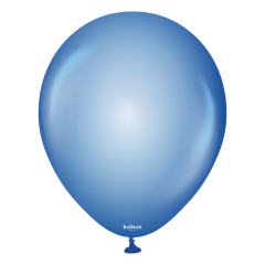 BALAO 5" R CRYSTAL BLUE 50 UNID
