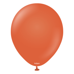BALAO 12" R RETRO RUST ORANGE 50 UNID