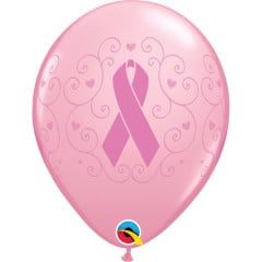 BALAO 11" R ROSA PC50 BREAST CANCER AWARENESS WRAP
