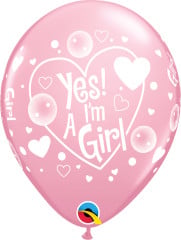 BALAO 11" R ROSA PC50 YES! I'M A GIRL