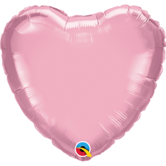 BALAO 18" CORACAO PC1 PEARL PINK