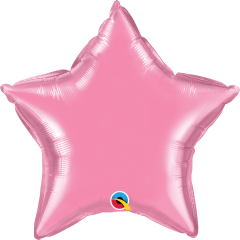 BALAO 20" ESTRELA SOLTO ROSE