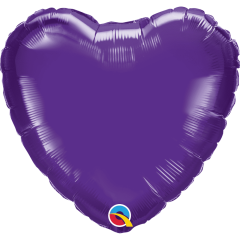 BALAO 18" CORACAO SOLTO QUARTZ PURPLE