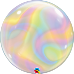 BALAO 22" BUBBLE SIMPLES PC1 IRIDESCENT SWIRLS