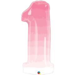 BALAO 38" SHAPE PC1 NUMBER ONE PINK OMBRE
