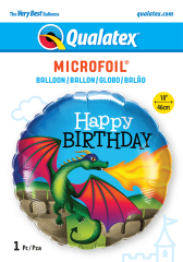 BALAO 18" REDONDO PC1 BDAY MYTHICAL DRAGON