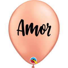 BALAO QUALATEX 11" ESTAMPADO - PACOTE FESTIVO COM 6 UNIDADES - AMOR