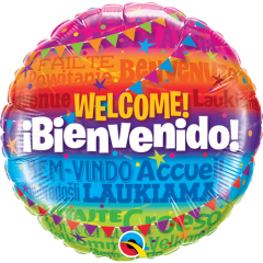 BALAO 18" REDONDO PC1 BIENVENIDO LANGUAGES
