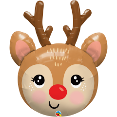 BALAO 35" SHAPE PC1 RED-NOSED REINDEER HEAD
