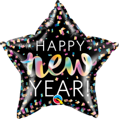 BALAO 20" ESTRELA PC1 NEW YEAR IRIDESCENT
