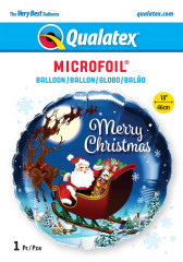 BALAO 18" REDONDO PC1 CHRISTMAS ST. NICK