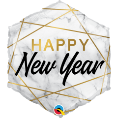 BALAO 20" HEXAGONO PC1 NEW YEAR MARBLE RECTANGLES