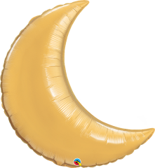 BALAO 35" LUA CRESCENTE PC1 OURO METALIZADOLS