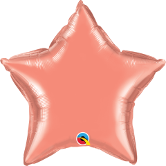 BALAO 20" ESTRELA SOLTO CORAL