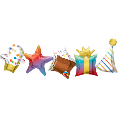 QUALATEX GARLAND BALLOON BDAY GARLAND