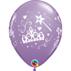 BALAO QUALATEX 11" ESTAMPADO - PACOTE FESTIVO COM 6 UNIDADES - PRINCESA - PRINCESS