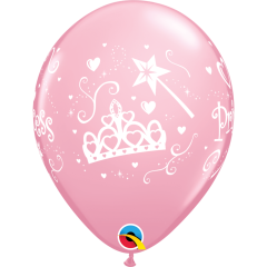 BALAO QUALATEX 11" ESTAMPADO - PACOTE FESTIVO COM 6 UNIDADES - PRINCESA - PRINCESS