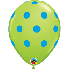 BALAO QUALATEX 11" ESTAMPADO - PACOTE FESTIVO  COM 6 UNIDADES - POA COLORIDO