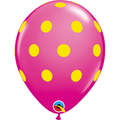 BALAO QUALATEX 11" ESTAMPADO - PACOTE FESTIVO  COM 6 UNIDADES - POA COLORIDO