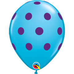 BALAO QUALATEX 11" ESTAMPADO - PACOTE FESTIVO  COM 6 UNIDADES - POA COLORIDO
