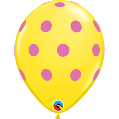 BALAO QUALATEX 11" ESTAMPADO - PACOTE FESTIVO  COM 6 UNIDADES - POA COLORIDO