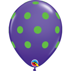 BALAO QUALATEX 11" ESTAMPADO - PACOTE FESTIVO  COM 6 UNIDADES - POA COLORIDO