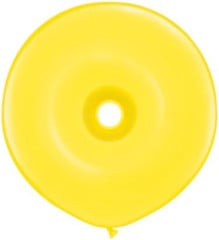 BALAO 16" GEO AMARELO PC25 QUALATEX LS LATEX DONUT