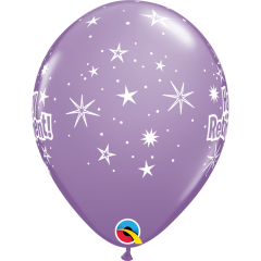 BALAO QUALATEX 11" ESTAMPADO - PACOTE FESTIVO COM 6 UNIDADES - HAPPY RETIREMENT - FELIZ APOSENTADORIA