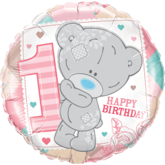 BALAO 18" REDONDO PC1 TINY TATTY TEDDY 1ST BDAY GIRL