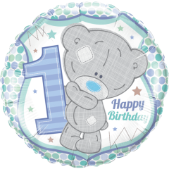 BALAO 18" REDONDO PC1 TINY TATTY TEDDY 1ST BDAY BOY