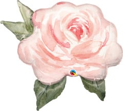 BALAO 36" SHAPE PC1 PINK WATERCOLOR ROSE