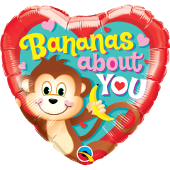 BALAO 18" CORACAO PC1 BANANAS ABOUT YOU