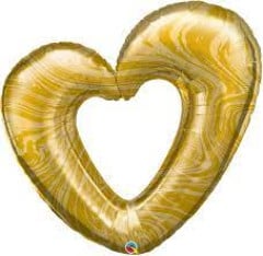 BALAO 42" SHAPE PC1 OPEN MARBLE HEART-GOLD