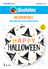 BALAO 18" REDONDO PC1 HALLOWEEN WITCHES HATS PATTERN