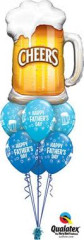 35" SHAPE QX FOIL PRINT 001CT CHEERS! BEER MUG