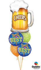 35" SHAPE QX FOIL PRINT 001CT CHEERS! BEER MUG