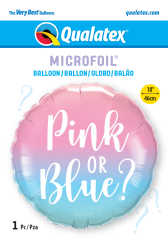 BALAO 18" REDONDO PC1 GENDER REVEAL OMBRE