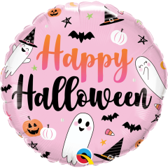 BALAO 18" REDONDO PC1 HALLOWEEN CUTE GHOSTS