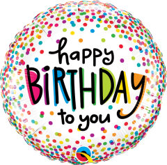 BALAO 18" REDONDO PC1 HAPPY BIRTHDAY TO YOUPONTOS